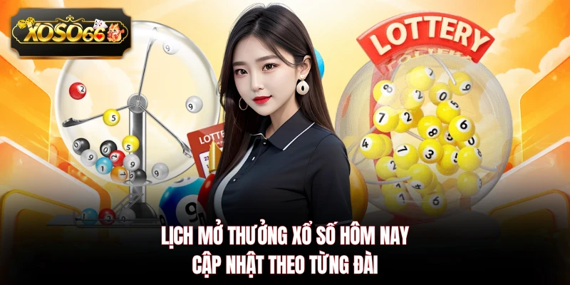 Lịch mở thưởng xổ số hôm nay cập nhật theo từng đài