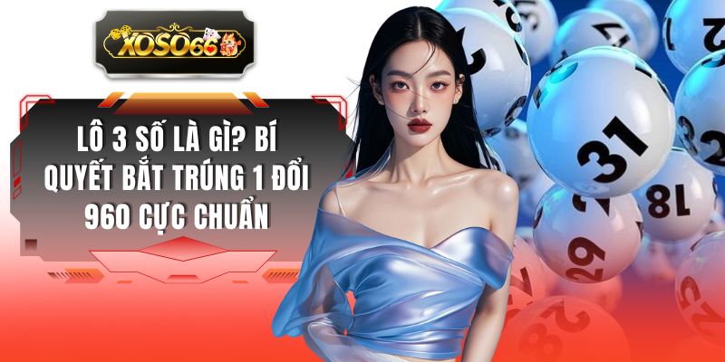 Lô 3 Số Là Gì? Bí Quyết Bắt Trúng 1 Đổi 960 Cực Chuẩn