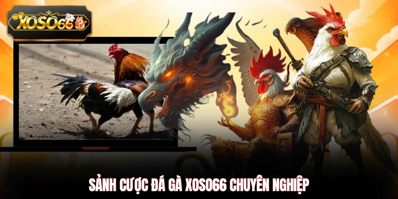 Sảnh cược đá gà XOSO66 chuyên nghiệp